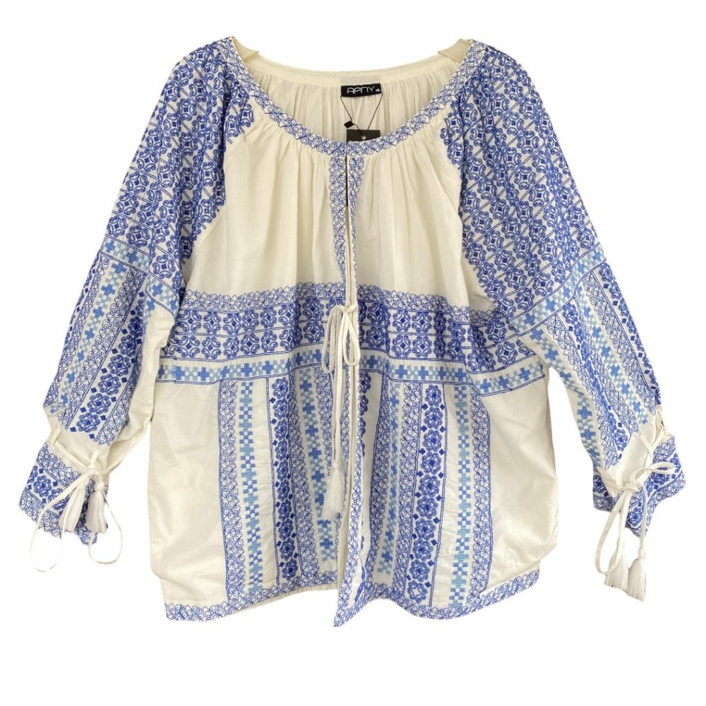 APNY Blue and White Women's Jacket